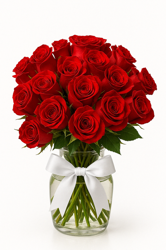 ARREGLO ROSAS ROJAS - AMUNET - MEDIANO